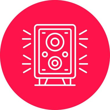 Speaker Creative Icons Design