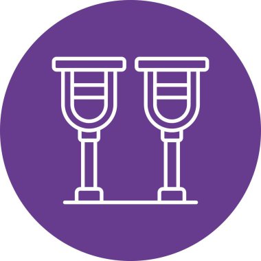 Crutches Creative Icons Design