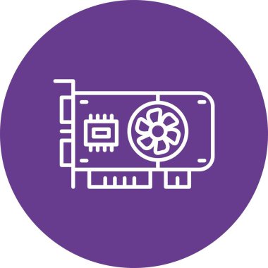 Graphic Card Creative Icons Design