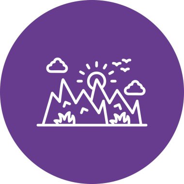 Mountain Creative Icons Design