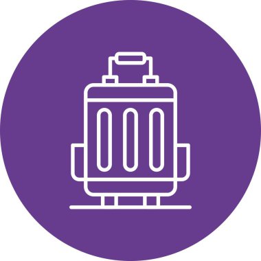 Travel Luggage Creative Icons Design