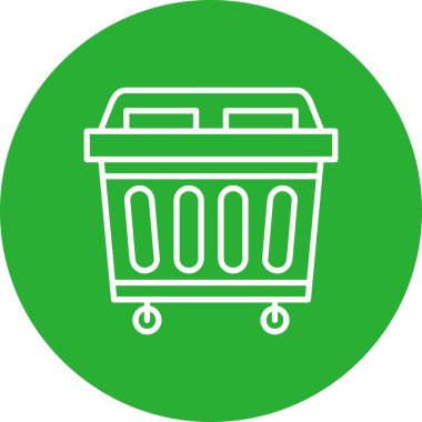 Trash Bin Creative Icons Design