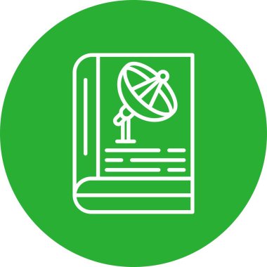 Astronomy Book Creative Icons Design