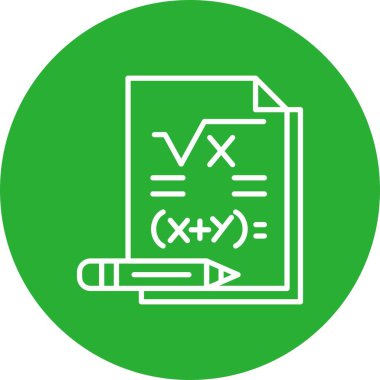 Maths Creative Icons Design