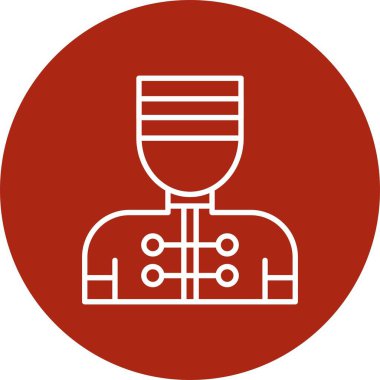 Receptionist Creative Icons Design