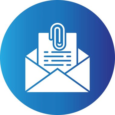 Attach File Email Creative Icons Desig