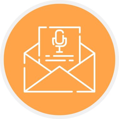 Voice Email Creative Icons Desig