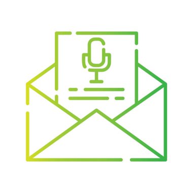 Voice Email Creative Icons Desig