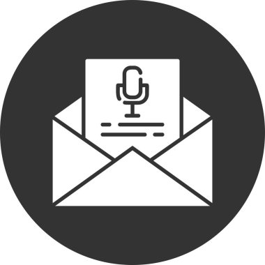 Voice Email Creative Icons Desig