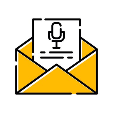 Voice Email Creative Icons Desig