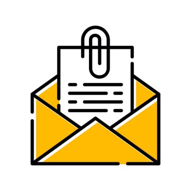Attach File Email Creative Icons Desig