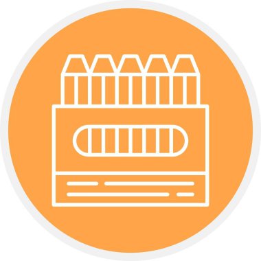 Crayons Creative Icons Desig