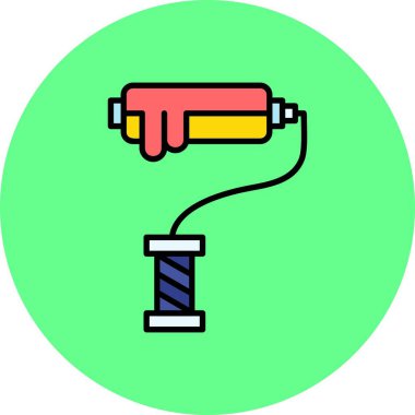 Paint Roller Creative Icons Desig