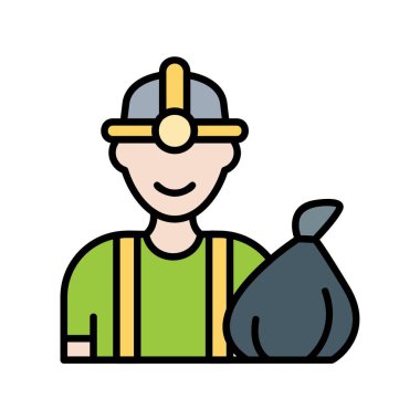 Trash Collector Creative Icons Desig