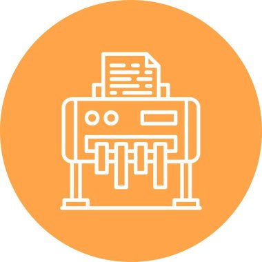 Paper Shredder Creative Icons Desig