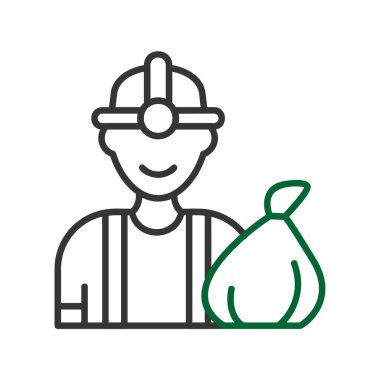 Trash Collector Creative Icons Desig