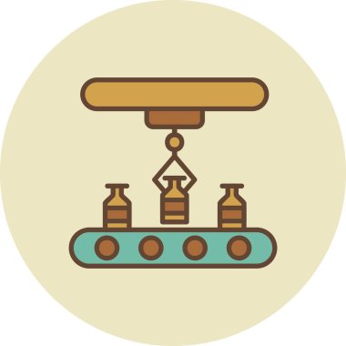 Conveyor Belt Creative Icons Desig