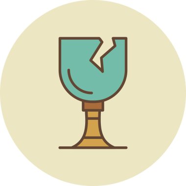 Broken Glass Creative Icons Desig