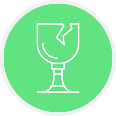 Broken Glass Creative Icons Desig