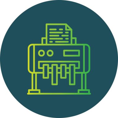 Paper Shredder Creative Icons Desig