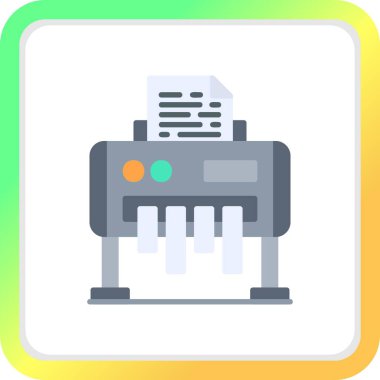 Paper Shredder Creative Icons Desig