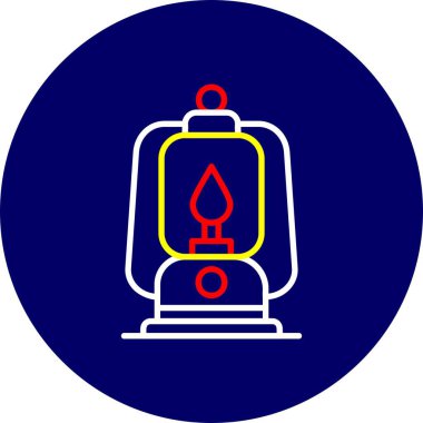 Oil Lamp Creative Icons Desig