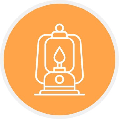 Oil Lamp Creative Icons Desig