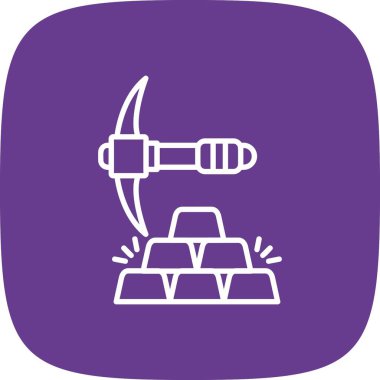 Gold Mine Creative Icons Design