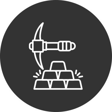 Gold Mine Creative Icons Design