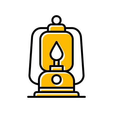 Oil Lamp Creative Icons Desig