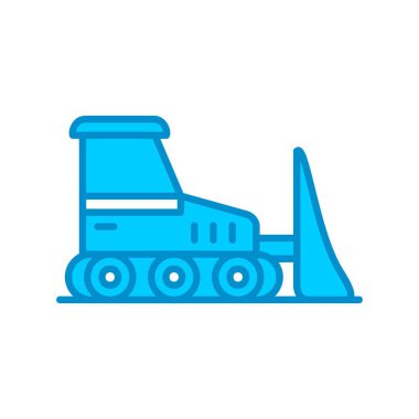  Bulldozer Creative Icons Desig