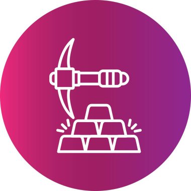 Gold Mine Creative Icons Design