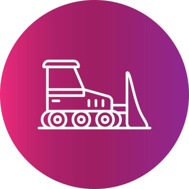  Bulldozer Creative Icons Desig