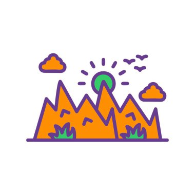 Mountain Creative Icons Desig