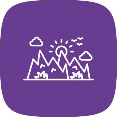 Mountain Creative Icons Desig