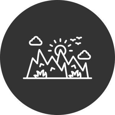 Mountain Creative Icons Desig