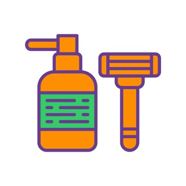 Shaving Creative Icons Desig