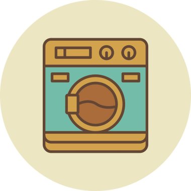 Washing Machine Creative Icons Desig
