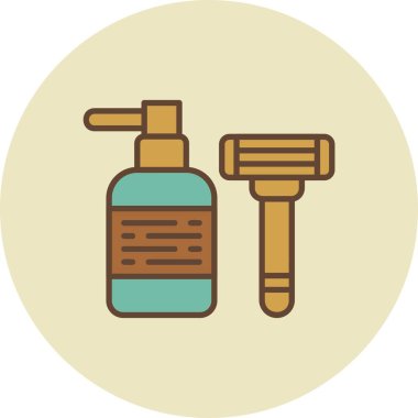 Shaving Creative Icons Desig