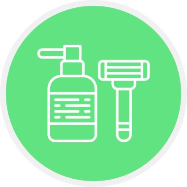 Shaving Creative Icons Desig