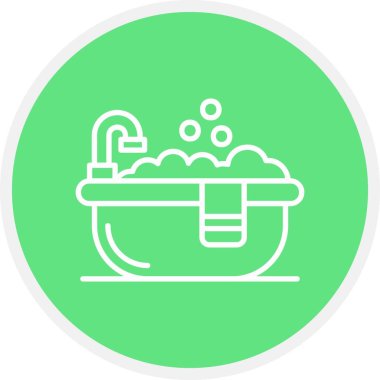 Bathtub Creative Icons Desig
