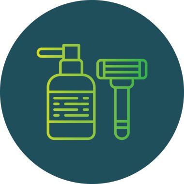 Shaving Creative Icons Desig