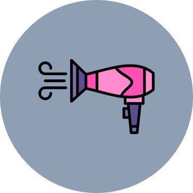 Hair Dryer Creative Icons Desig