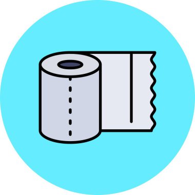 Tissue Roll Creative Icons Desig