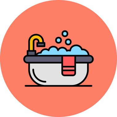 Bathtub Creative Icons Desig
