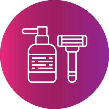 Shaving Creative Icons Desig