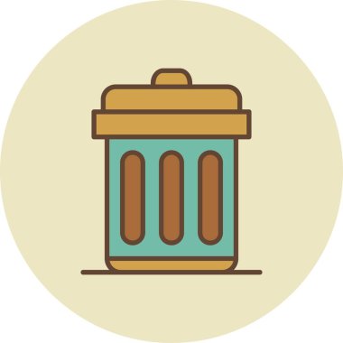 Trash Bin Creative Icons Desig
