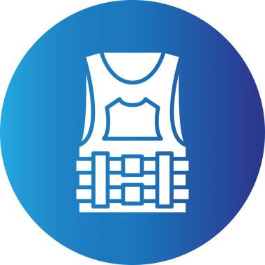 Bulletproof Vest Creative Icons Desig