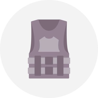 Bulletproof Vest Creative Icons Desig