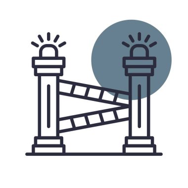  Police Line Creative Icons Desig